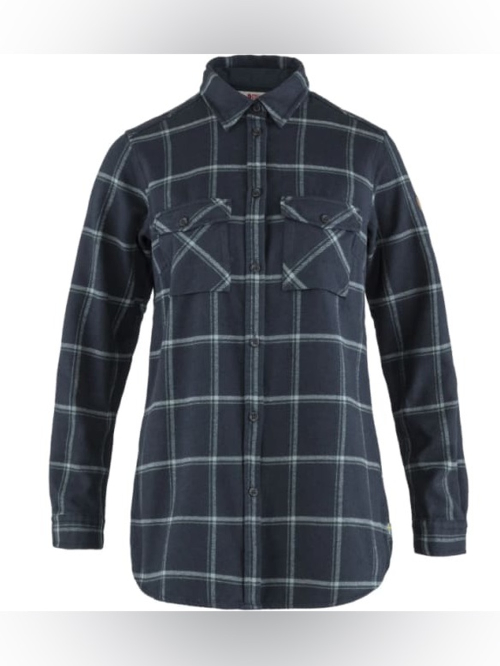 Fjallraven Women's Ovik Twill Shirt Long Sleeve Dark Navy-steel Blue Small